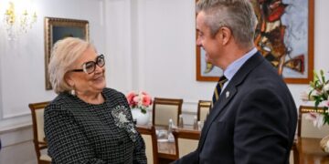Presidentja pret në takim Hargreaves, flasin për proceset integruese euroatlantike të Kosovës