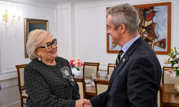 Presidentja pret në takim Hargreaves, flasin për proceset integruese euroatlantike të Kosovës