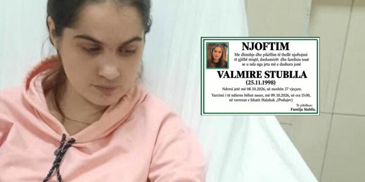 E dhimbshme: Ndërron jetë në moshën 27-vjeçare Valmira Stublla, familja kërkonte ndihmë për transplantimin e veshkës