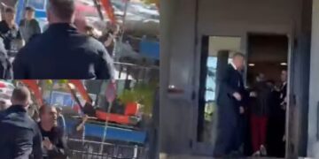 “O majmuna, hyni mrena…” – me britma e të shara, protestuesit pengojnë deputetët e LDK-së të dalin nga Kuvendi