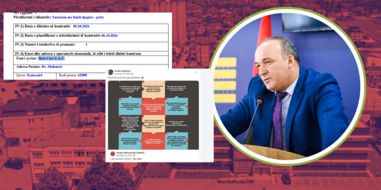 Komuna e Podujevës i jep me negocim mbi 300 mijë euro aktivistit të VV-së, tejkalohet vlera e parashikuar