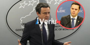 Albin Kurti e poshtëron në konferencë Lumir Abdixhikun: Erdhi me folë në emër të 18 deputetëve, tash i ka veç 12