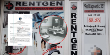 “ProDiagnostic XS” në Prizren zbulohet se ofronte ekografi pa licencë, Inspektorati e gjobit vetëm me 1 mijë euro